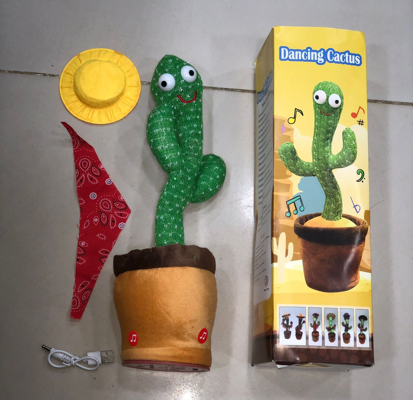 Dancing Cactus Toy – Singing, Talking, Voice Recording