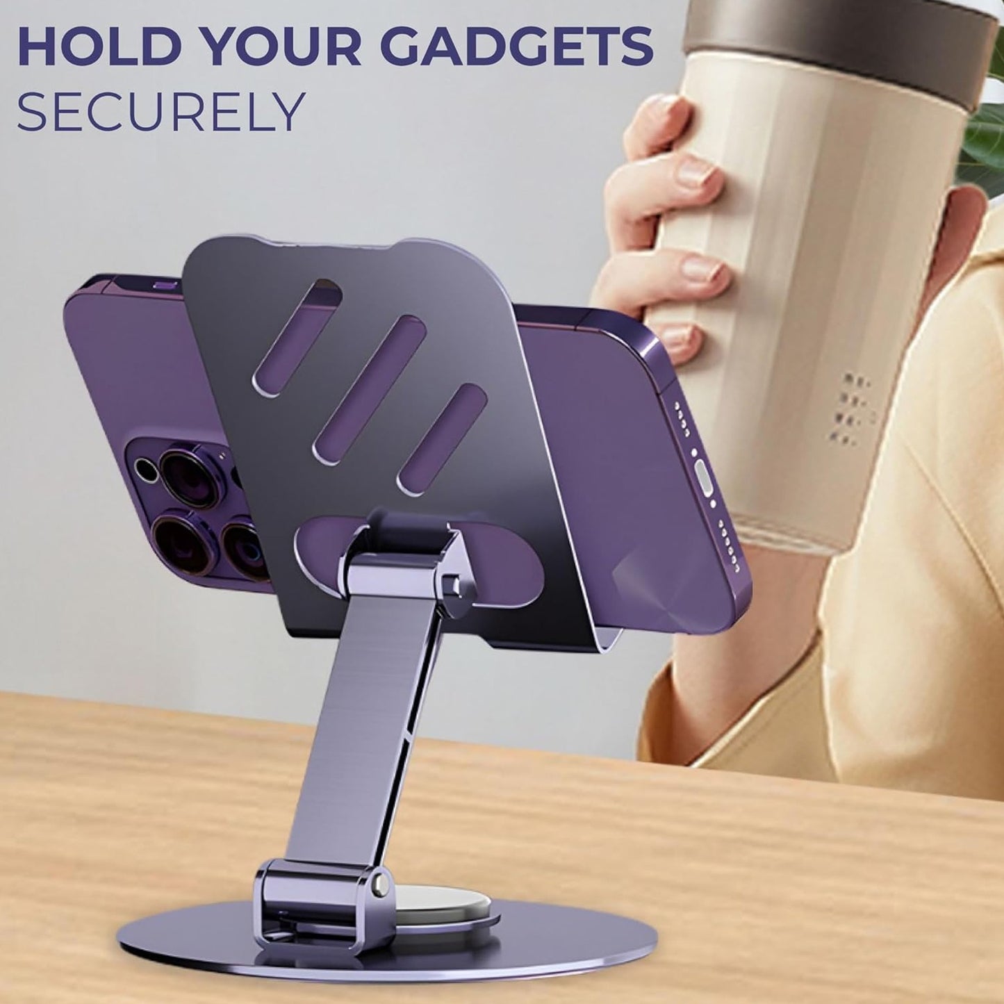 Mobile Holder Tablet Stand 360 Rotatable