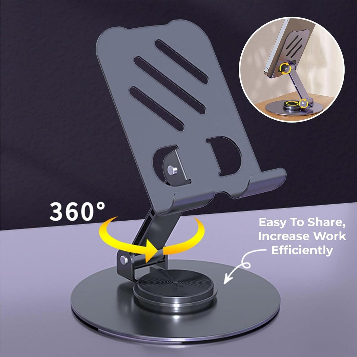 Mobile Holder Tablet Stand 360 Rotatable