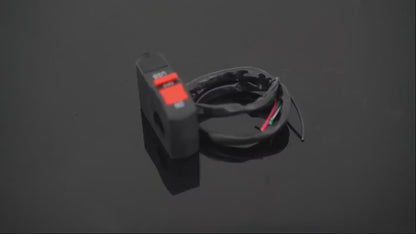 Motorcycle Handlebar USB Port 5V 2A – ON/OFF Button & Extra Lights Control Switch for Bikes